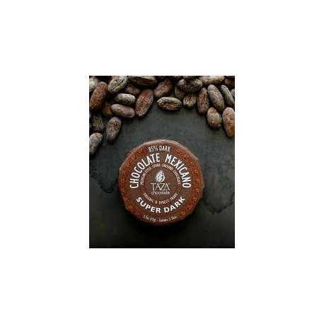 Disques de chocolat "TAZA" Pur 85%