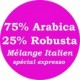 Mélange maison violet 75/25